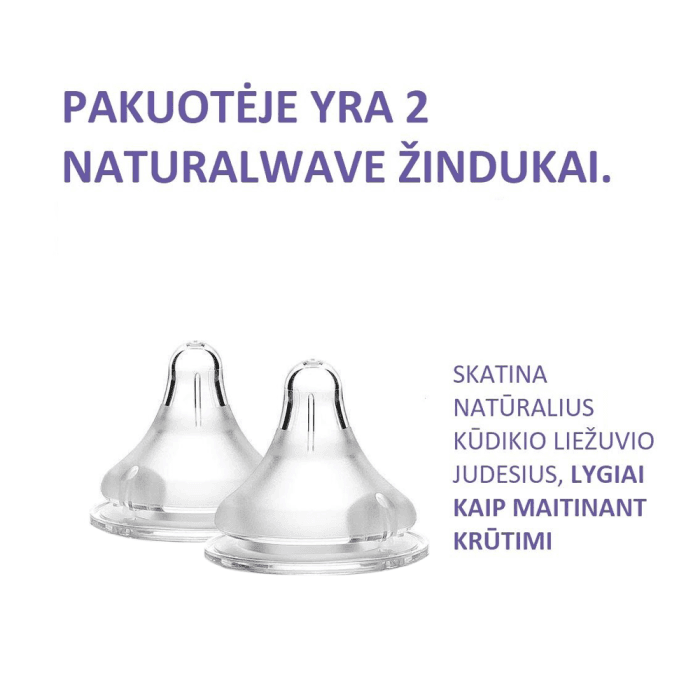 LANSINOH greito pratekėjimo žindukai FAST FLOW, F dydis, nuo 6 mėn., 2 vnt.-2