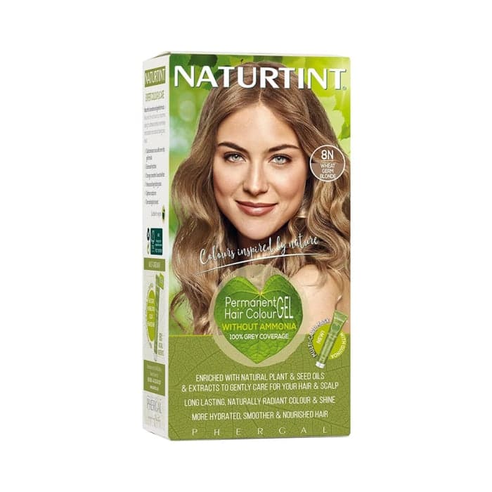NATURTINT ilgalaikiai plaukų dažai be amoniako NATURALLY BETTER, 8N WHEAT GERM BLONDE, 170 ml