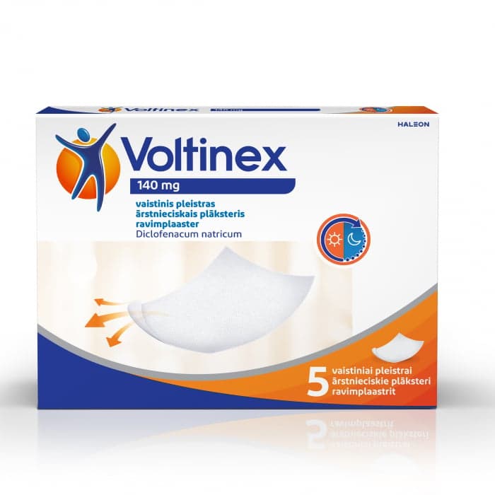 Voltinex 140 mg, vaistinis pleistras, N5