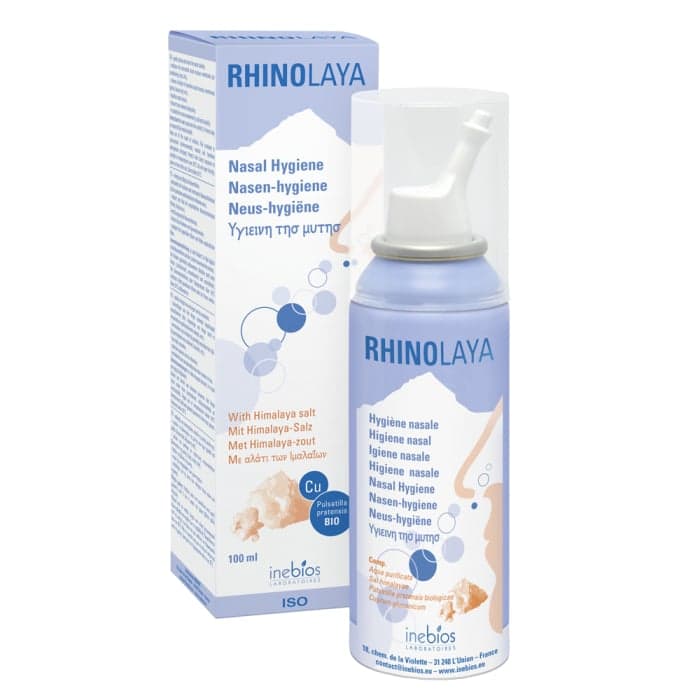 RHINOLAYA INEBIOS Himalajų druskos nosies purškalas, 100 ml