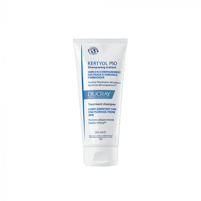 DUCRAY šampūnas pleiskanojančiai, psoriazės pažeistai galvos odai KERTYOL P.S.O., 200 ml-1