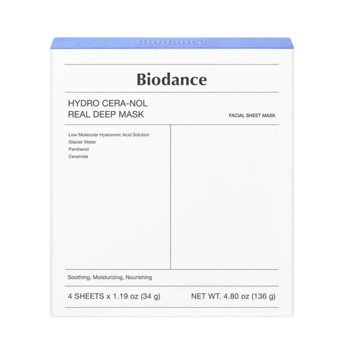 Biodance BIODANCE HYDRO CERA-NOL REAL DEEP veido kaukės, 4 vnt.-1