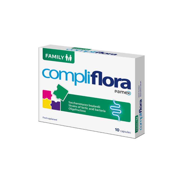 COMPLIFLORA FAMILY probiotikai, 10 kapsulių