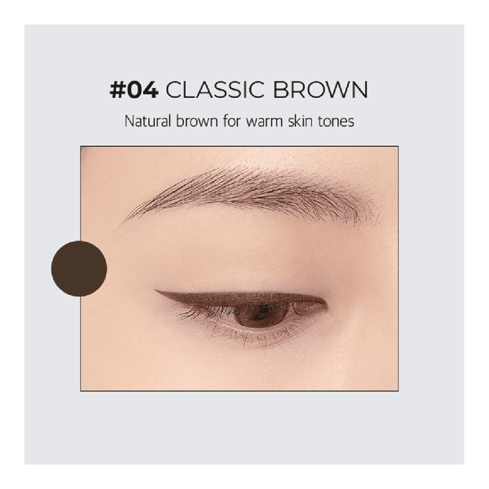 BOM, gelinis akių pravedimas, WONDERPROOF,#04 CLASSIC BROWN, 0.1 g-2