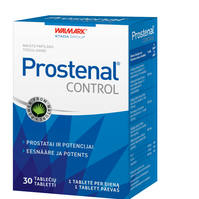 PROSTENAL CONTROL (prostatai ir potencijai), 30 tablečių