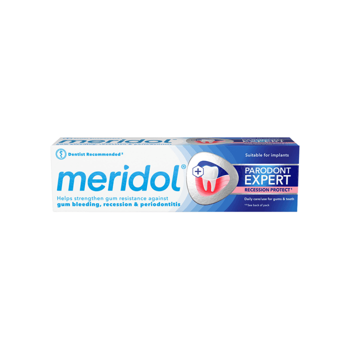 MERIDOL, dantų pasta, Parodont Expert, 75 ml