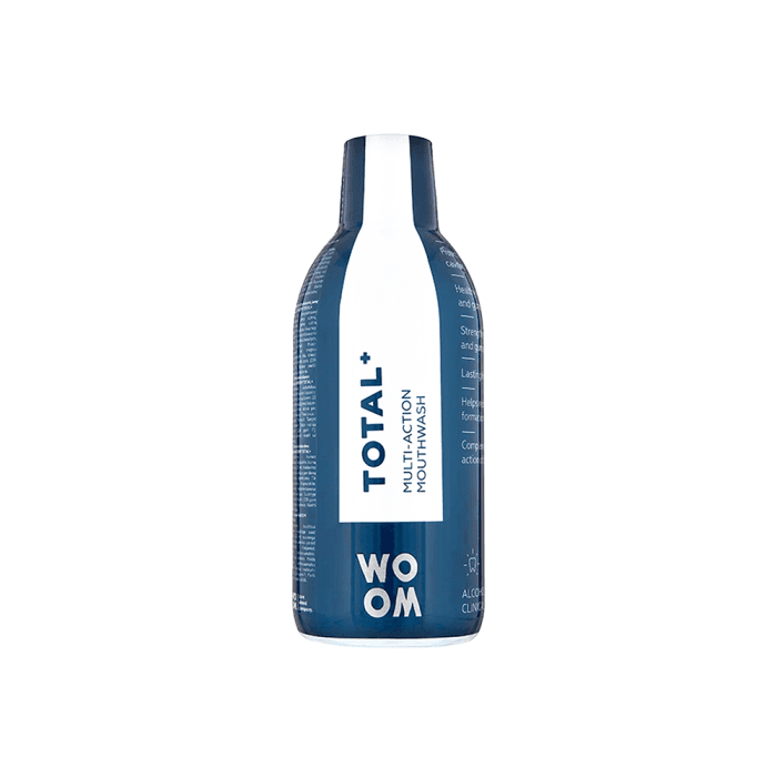 WOOM daugiafunkcis burnos skalavimo skystis TOTAL+, 500 ml