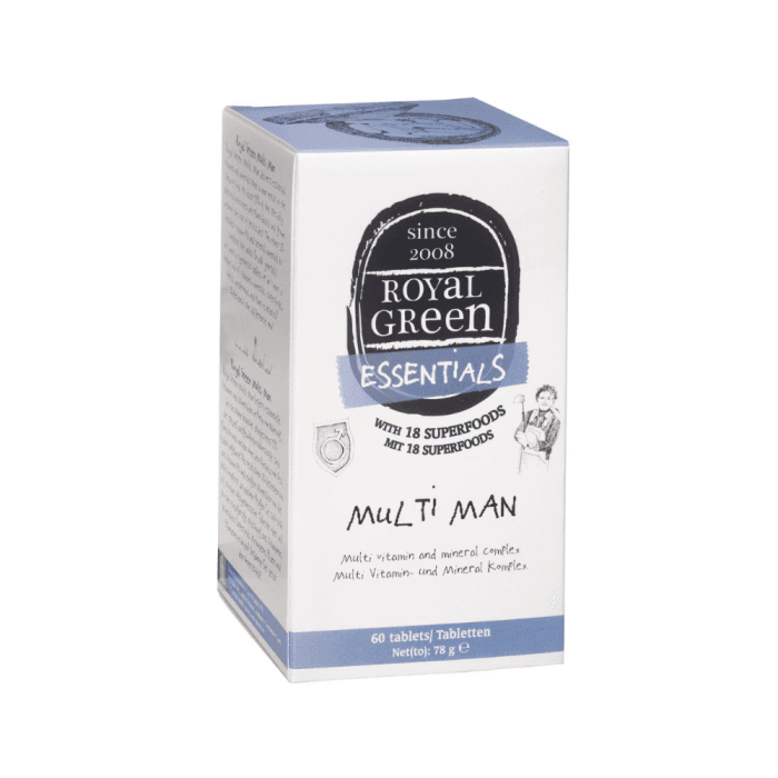 ROYAL GREEN multivitaminai vyrams MULTI MAN, 60 tablečių