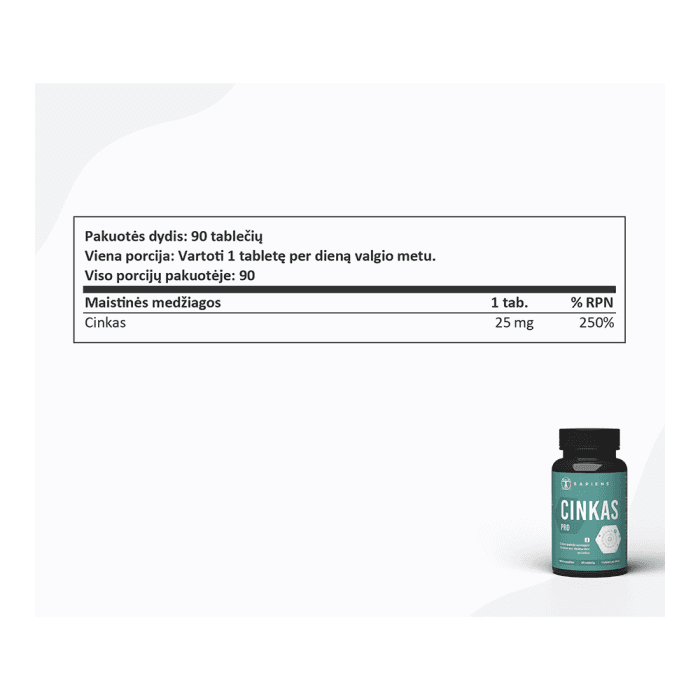 SAPIENS cinkas PRO, nuo 18 m., 90 tablečių-1