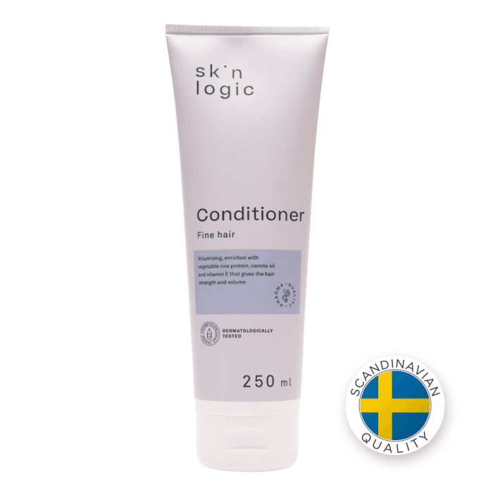 SKIN LOGIC apimties suteikiantis kondicionierius normaliems ir ploniems plaukams, 250 ml