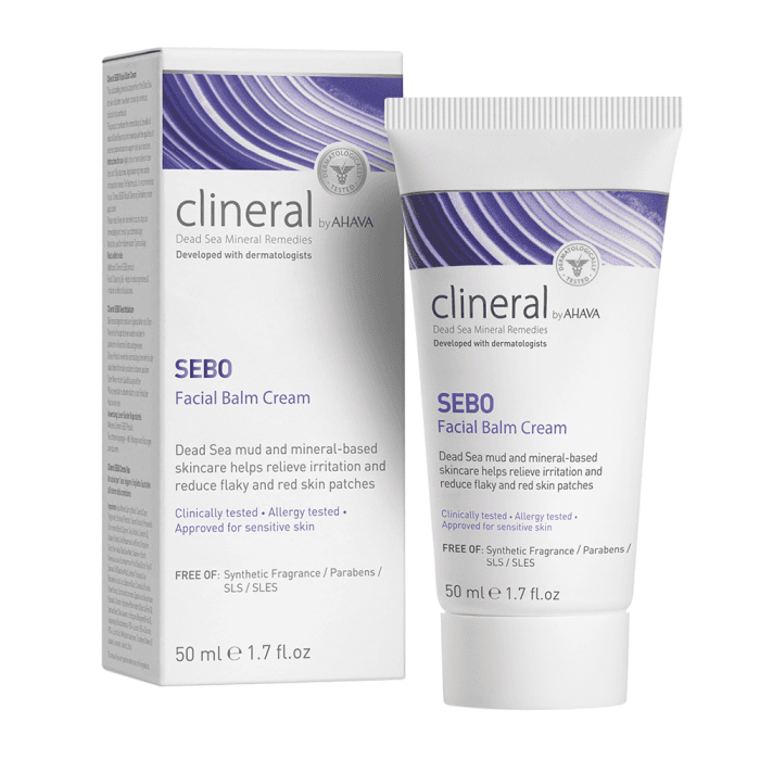 CLINERAL veido kremas BY AHAVA SEBO, 50 ml