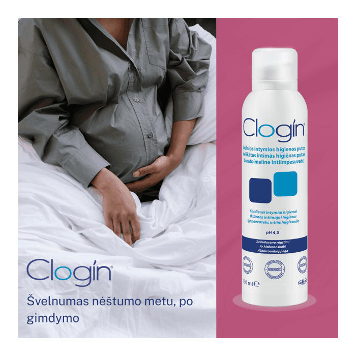 CLOGIN intymios higienos prausimosi putos, 150 ml-2