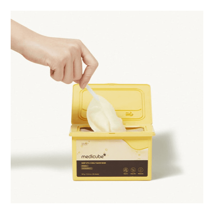 MEDICUBE veido kaukė DEEP VITA C DAILY QUICK MASK, 30 vnt.-1