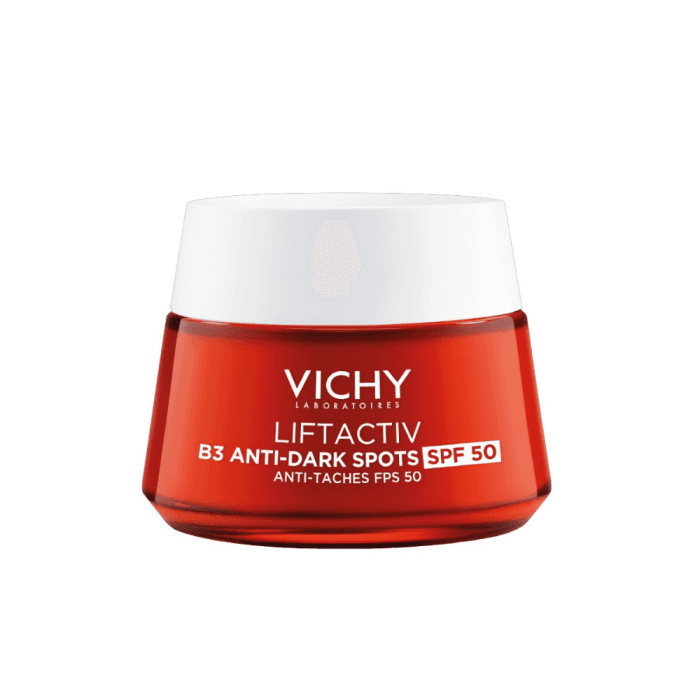 VICHY kremas pigmentuotai odai LIFTACTIV B3 ANTI-DARK SPOTS, SPF 50, 50 ml