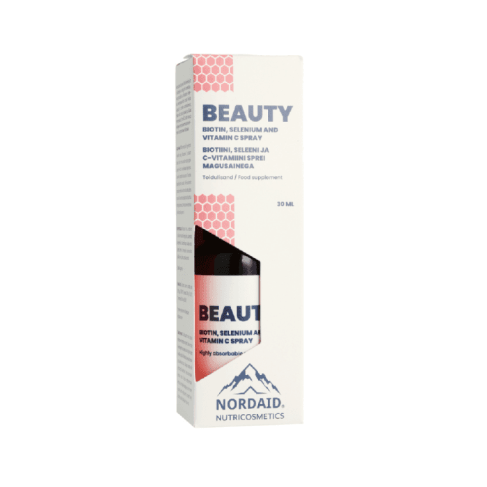 NORDAID BEAUTY purškiamas maisto papildas, 30 ml
