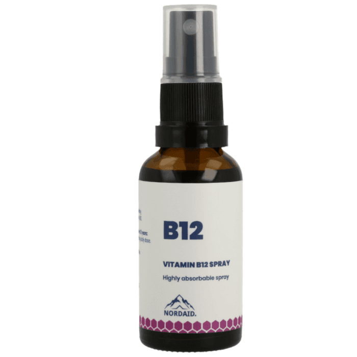NORDAID purškiamas vitaminas B12, 800 µg, šaltmėtės skonio, 30 ml-2
