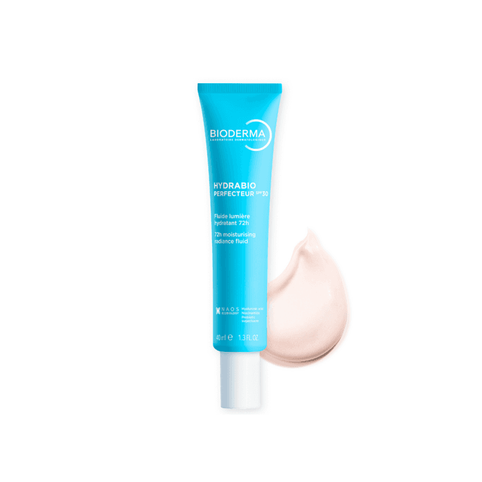 BIODERMA, drėkinantis spindesio suteikiantis fluidas dehidratuotai odai HYDRABIO PERFECTEUR SPF30, 40 ml-1