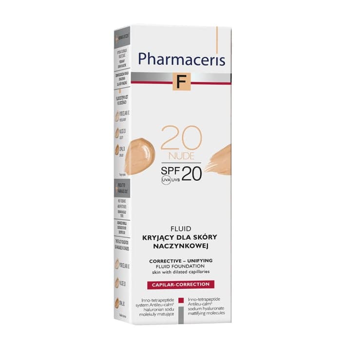 PHARMACERIS F pudra CAPILLAR CORRECTIVE, SPF20, Nr. 20, 30 ml-1