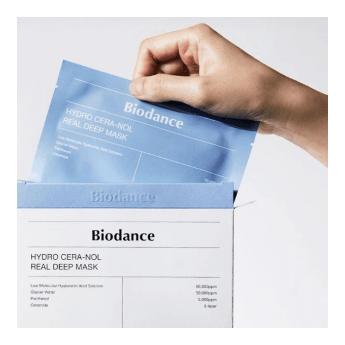 BIODANCE, lakštinė veido kaukė, HYDRO CERA-BOL REAL DEEP MASK, 1 vnt., 34 g-1