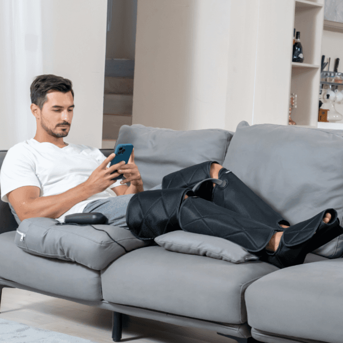 Limfodrenažinis kojų masažuoklis RENPHO Aeria Ultimate Thermal 2 su šildymo funkcija, 1 vnt.-1
