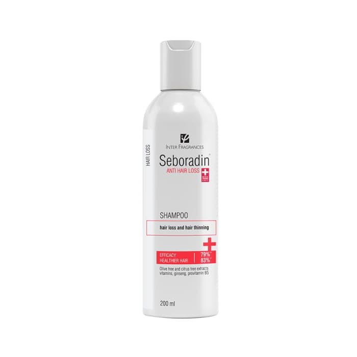 SEBORADIN šampūnas nuo plaukų slinkimo, 200 ml
