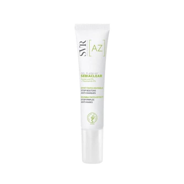 SVR lokalaus poveikio gelis spuogams SEBIACLEAR GEL FLASH 4H, 15 ml