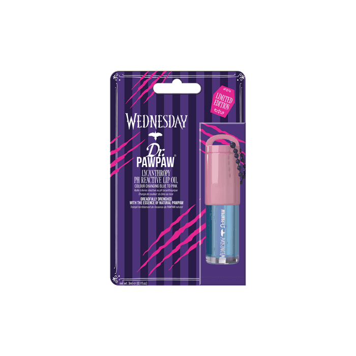 DR.PAWPAW, WEDNESDAY, LYCANTHROPY, spalvą keičiantis lūpų aliejus, 3 ml