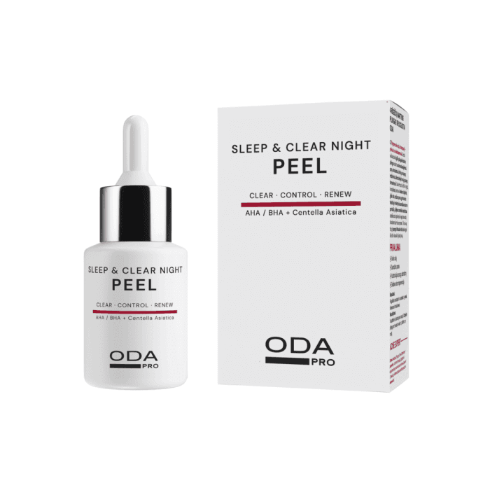 ODA PRO  4 rūgščių naktinis šveitiklis spuoguotai odai, 30 ml-1