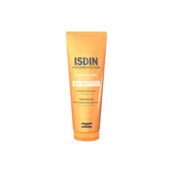 ISDIN apsauginis gelis-kremas kūnui suteikiantis švytėjimo SPF30, 200 ml