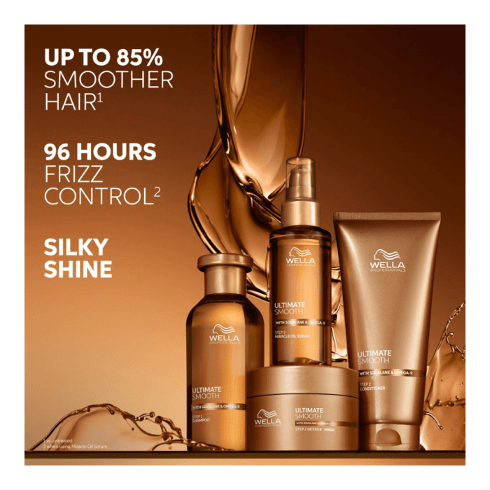 WELLA PROFESSIONALS, maitinantis šampūnas STEP 1 Su SKAVALNU ir OMEGA-9, ULTIMATE SMOOTH, 250 ml-2