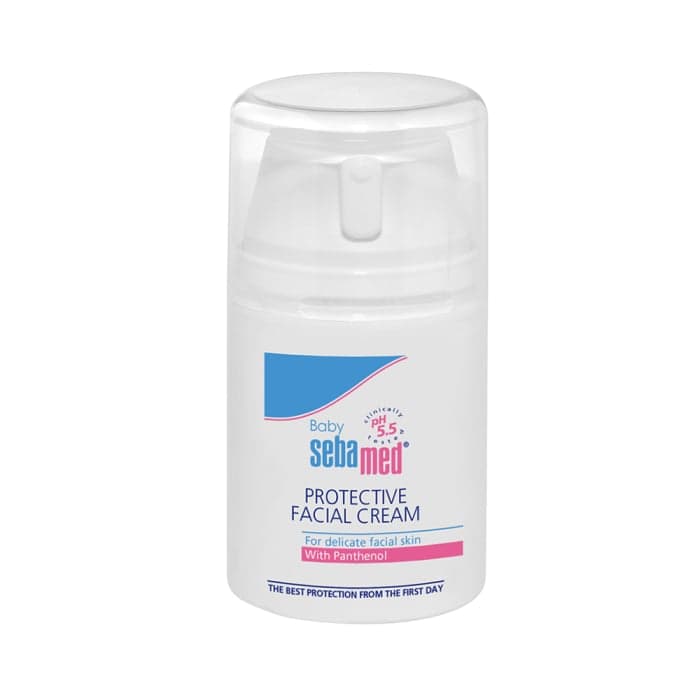 SEBAMED apsauginis kūdikių veido kremas BABY, su dozatoriumi, 50 ml