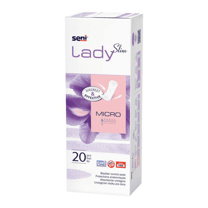 SENI moteriški įklotai nelaikančioms šlapimo LADY SLIM MICRO, 20 vnt.