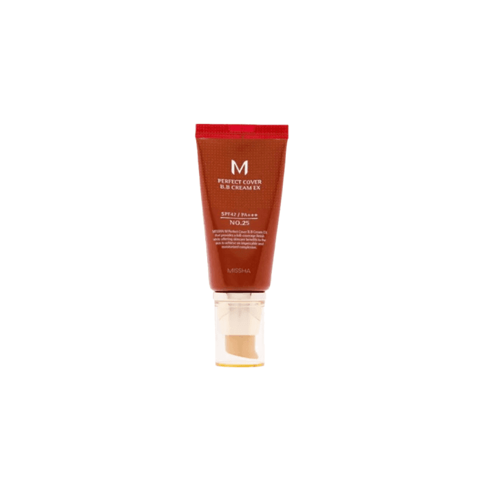 MISSHA BB kremas, 25 Warm Beige, SPF42, M Perfect Cover BB EX, 50 ml