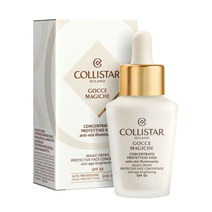 COLLISTAR, apsauginis koncentratas veidui SPF50, GOCCE MAGICHE, 30 ml