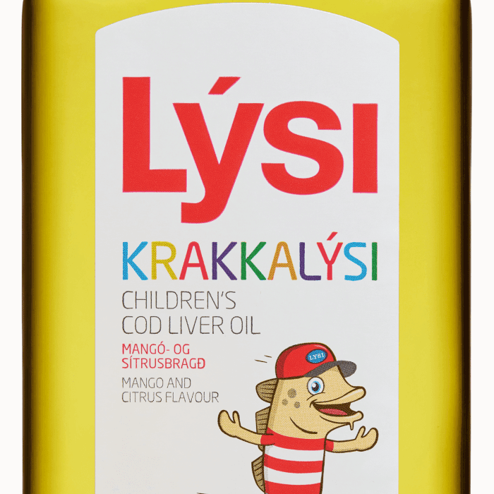 Lysi CHILDRENS žuvų taukai vaikams mango ir citrusų skonio, 240 ml-1