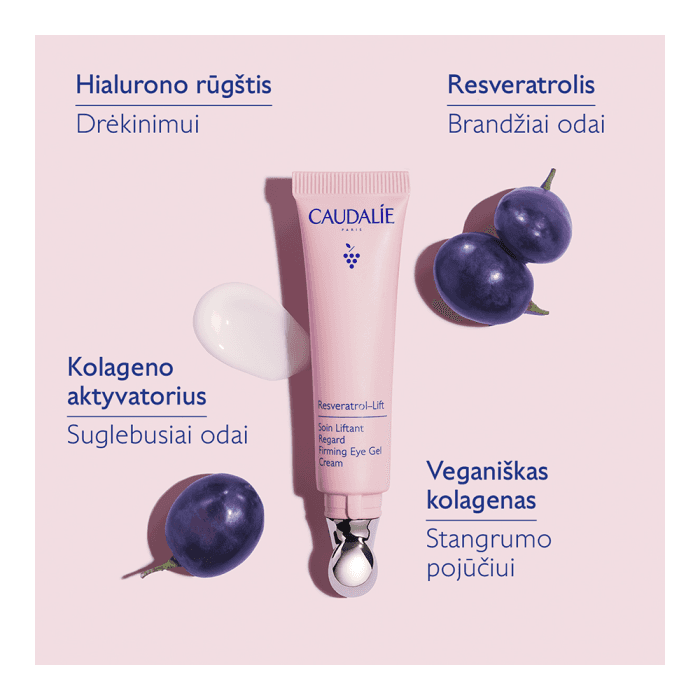 CAUDALIE paakių kremas suglebusiai odai RESVERATROL-LIFT FIRMING NIGHT CREAM, 15 ml-2
