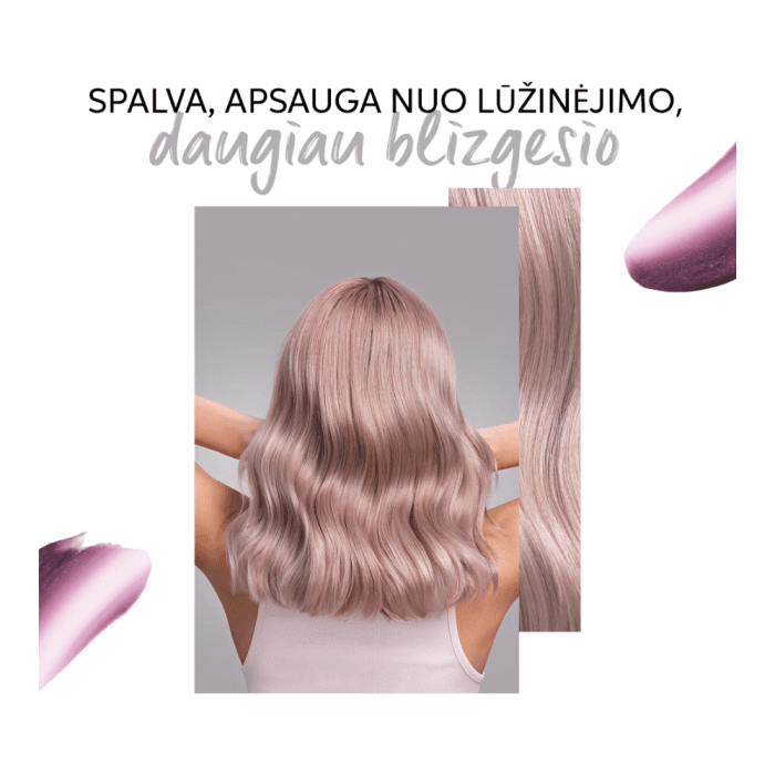 WELLA PROFESSIONALS alyvinį atspalvį suteikianti kaukė COLOR FRESH MASK LILAC FROST, 150 ml-1