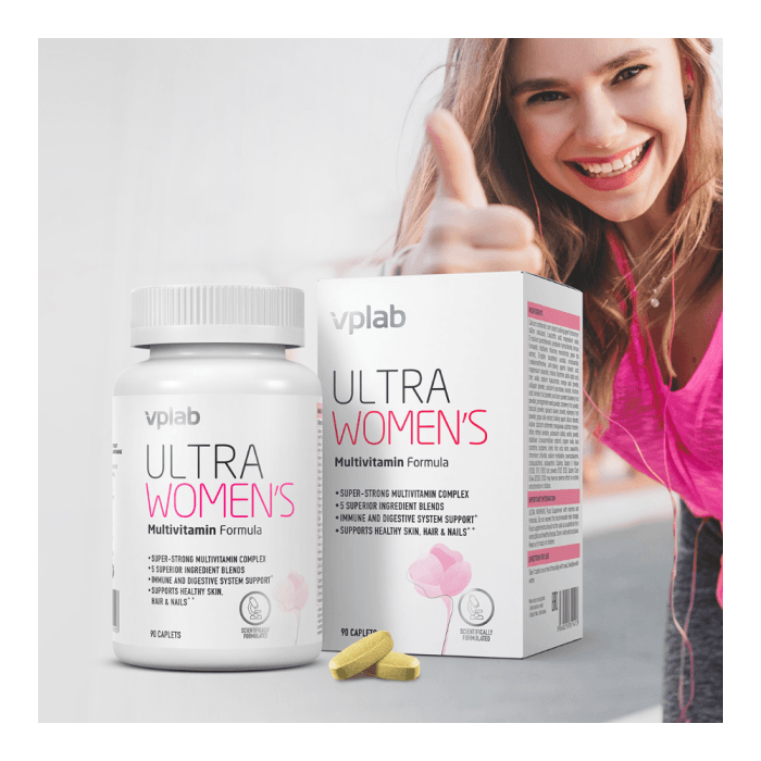 VPLAB multivitaminai moterims ULTRA WOMEN'S MULTIVITAMIN FORMULA, 90 kapsulių-2
