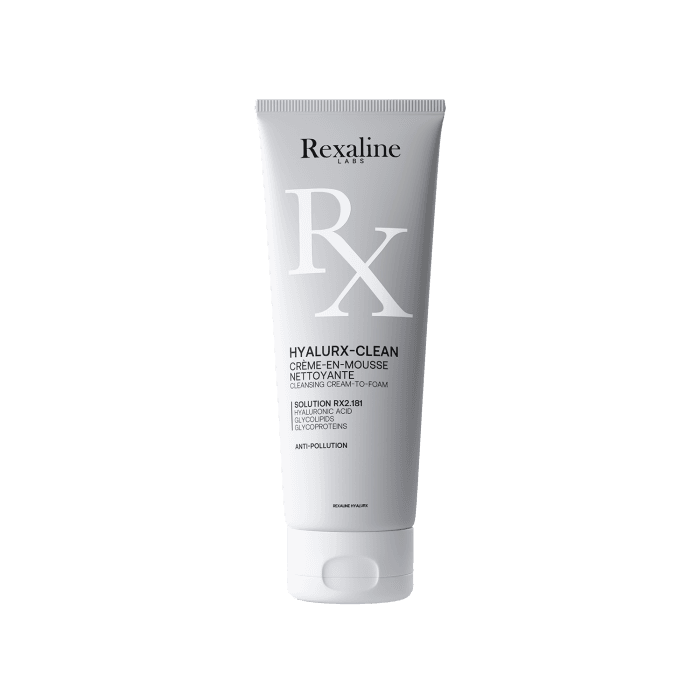 REXALINE LABS, valomasis veido kremas–putos, HYALURX-CLEAN, 125 ml