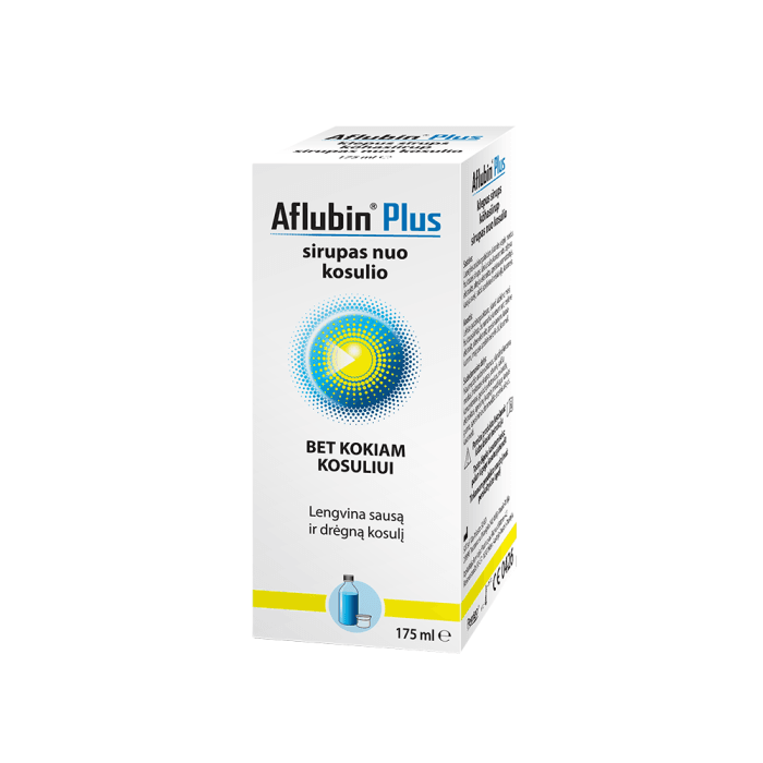 AFLUBIN PLUS sirupas nuo kosulio, nuo 3 m., 175 ml-2