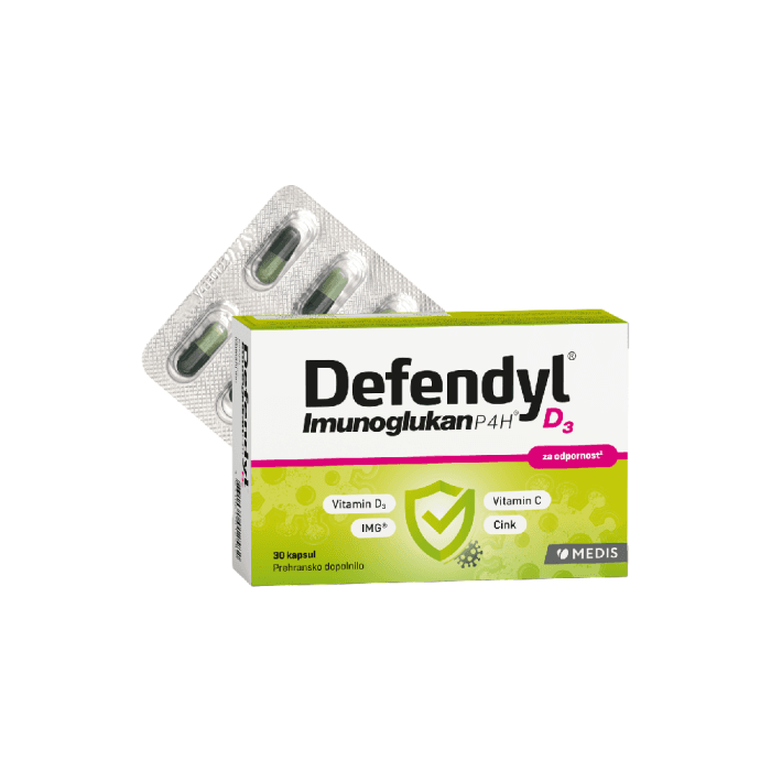 DEFENDYL-IMUNOGLUKAN P4H D3, 30 kapsulių-1