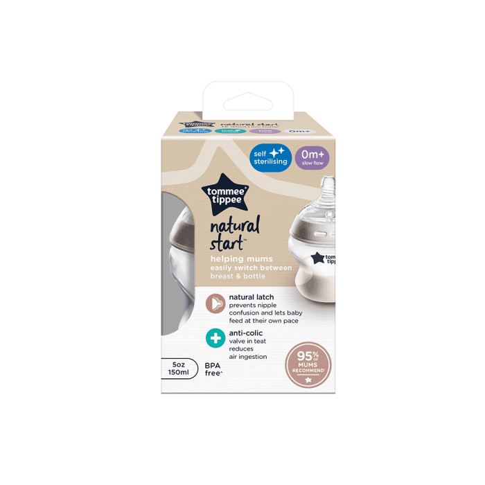 TOMMEE TIPPEE buteliukas, nuo 0 mėn., 150 ml