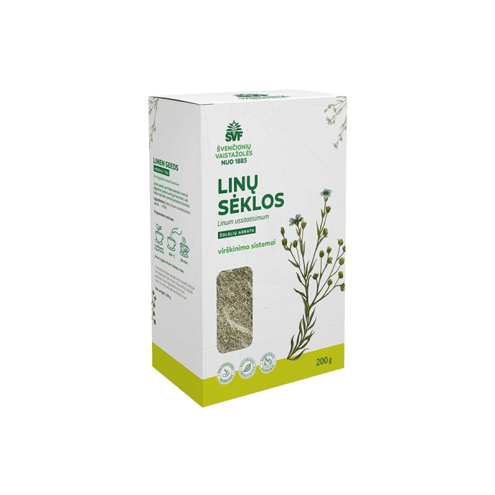 ŠVF žolelių arbata LINŲ SĖKLOS, 200 g