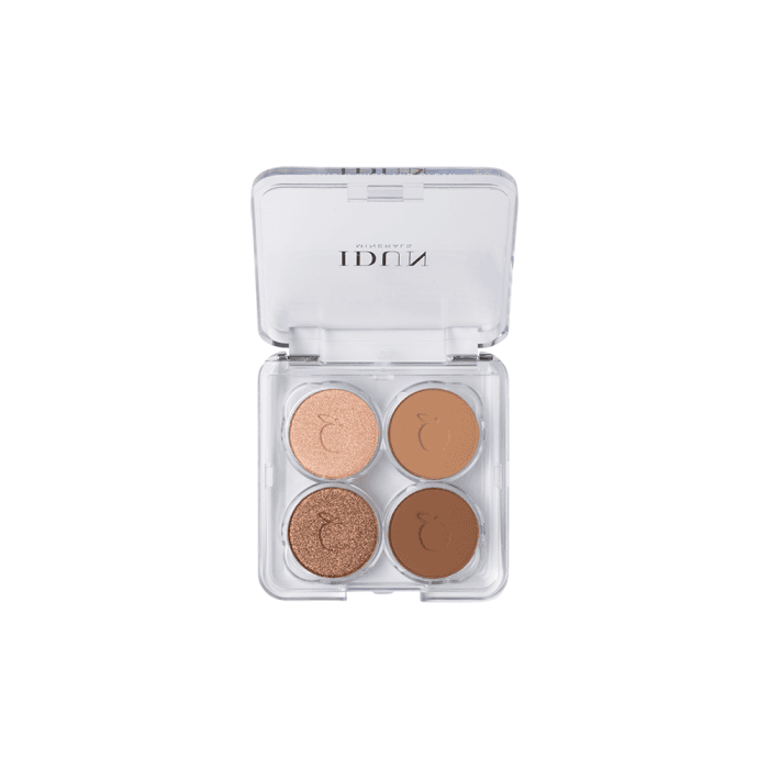 IDUN Minerals mineraliniai 4 spalvų akių šešėliai Gullviva Nr. 4411, 4 g, 4 g