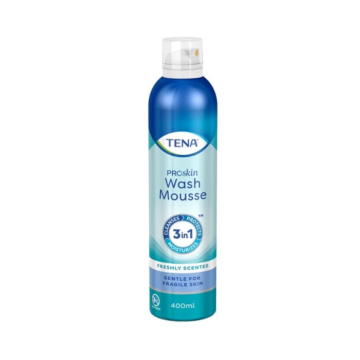 TENA Wash Mousse prausiamosios putos 3 IN 1, 400 ml
