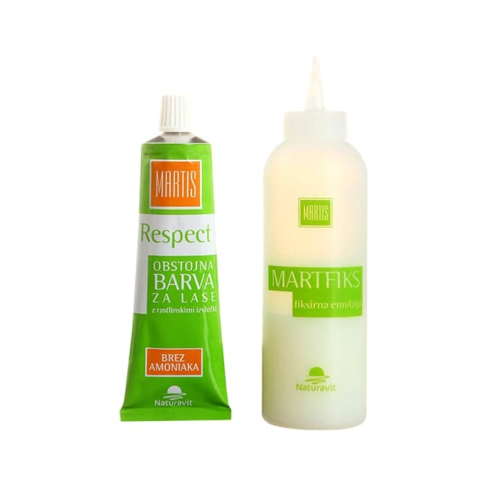 MARTIS RESPECT ilgalaikiai plaukų dažai NR. 04, ruda spalva, 135 ml-1
