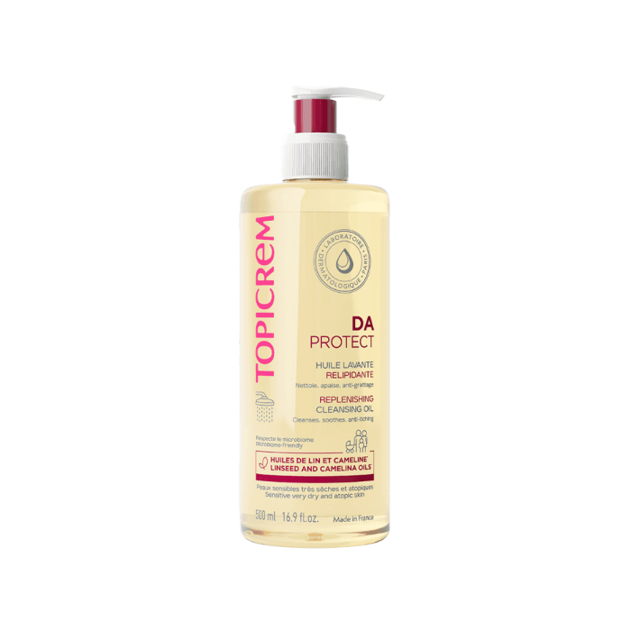 TOPICREM atkuriamasis prausiamasis aliejus DA PROTECT, 500 ml