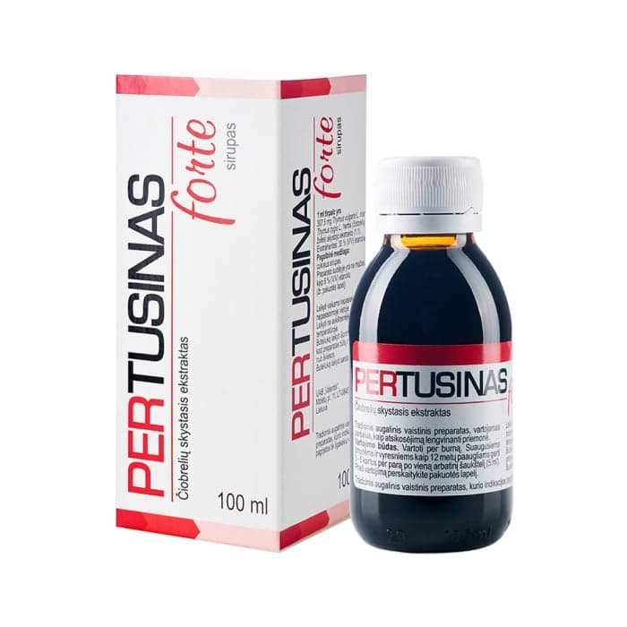 PERTUSINAS forte, 100 ml, Sirupas, N1