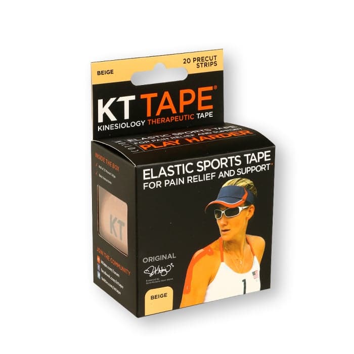 KT TAPE pleistras ORIGINAL, smėlio spalva, 20 juostelių