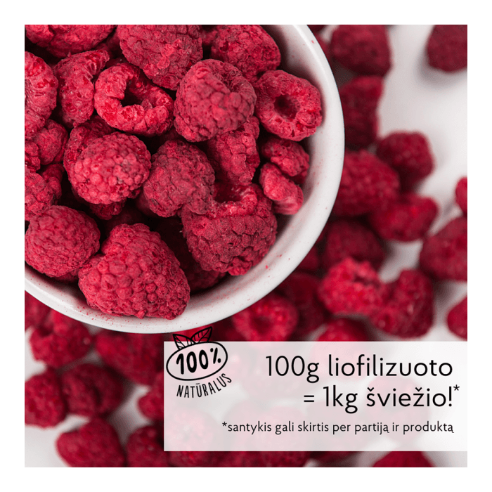 SUPERGARDEN šaltyje džiovintos avietės, 25 g-1